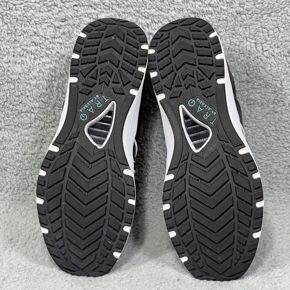 Traq By Alegria Qool Mens Size 9 Low Top Sneakers Shoes Black Comfort - Picture 7 of 9